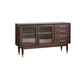Contemporary Sideboard Cabinet Solid Wood Sideboard Table 55.12 "L x 15.75 "W x 31.50 "H Clearhalo 'buffet_sideboard' 'Buffets & Sideboards' 'furn' 'furn_buffet_sideboard' 'Furniture' 'Kitchen & Dining Furniture' 6579708