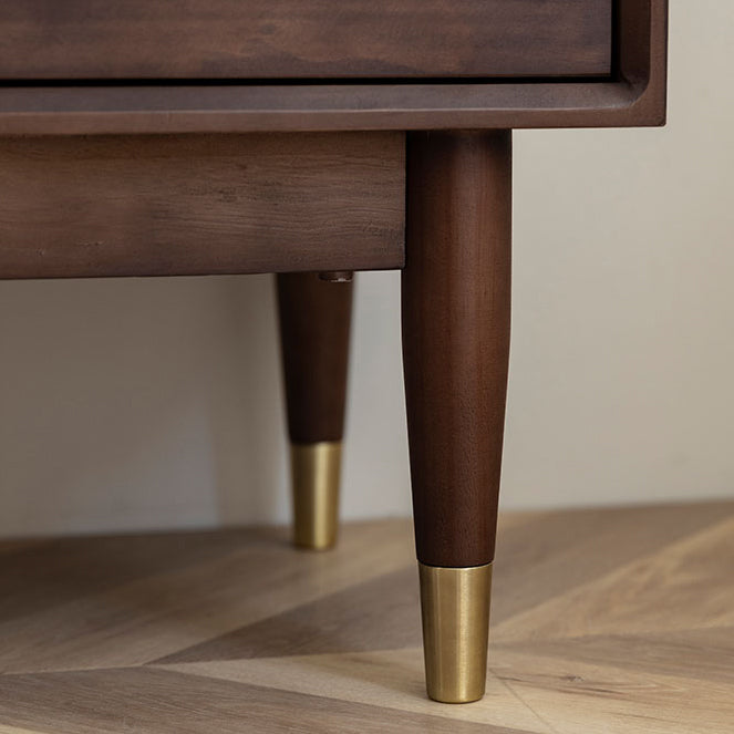 Contemporary Sideboard Cabinet Solid Wood Sideboard Table 55.12 "L x 15.75 "W x 31.50 "H Clearhalo 'buffet_sideboard' 'Buffets & Sideboards' 'furn' 'furn_buffet_sideboard' 'Furniture' 'Kitchen & Dining Furniture' 6579712