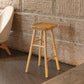 Massivholz Barhocker moderner Rückenless Counterhocker für Bristol