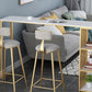 Contemporary Cushion Bar Stool Backrest Barstool with Gold Metal Legs Clearhalo 'Bar Furniture' 'Bar Stools' 'bar_stools' 'furn' 'furn_bar_stools' 'Furniture' 'Kitchen & Dining Furniture' 6579818