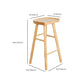 Industrial Solid Wood Bar Stool Backless Counter Stool for Living Room Clearhalo 'Bar Furniture' 'Bar Stools' 'bar_stools' 'furn' 'furn_bar_stools' 'Furniture' 'Kitchen & Dining Furniture' 6579903