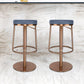 Glam Style Bar Stool Leather Backless Counter Stool for Bristol