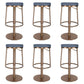Glam Style Bar Stool Leather Backless Counter Stool for Bristol