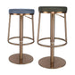 Glam Style Bar Stool Leather Backless Counter Stool for Bristol