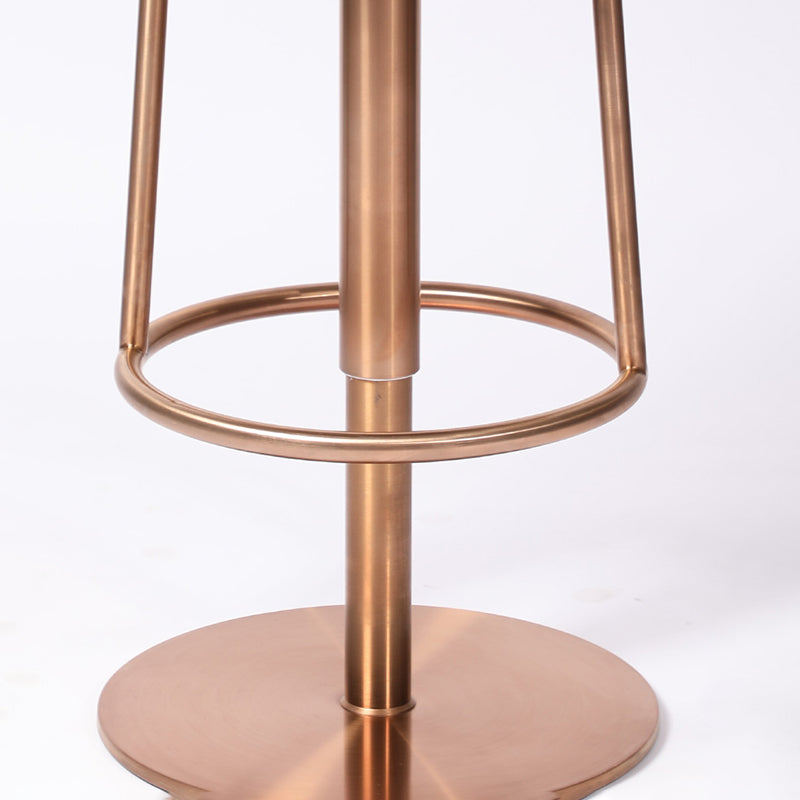 Glam Style Bar Stool Leather Backless Counter Stool for Bristol