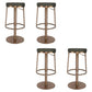 Glam Style Bar Stool Leather Backless Counter Stool for Bristol