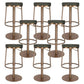 Glam Style Bar Stool Leather Backless Counter Stool for Bristol