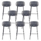 Industrial Metal Dining Stool Backless Bar Stool with Footrest