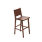Industrial Low Back Dining Stool Solid Wood Bar Stool with Footrest Clearhalo 'Bar Furniture' 'Bar Stools' 'bar_stools' 'furn' 'furn_bar_stools' 'Furniture' 'Kitchen & Dining Furniture' 6580356
