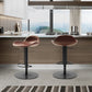 Leather Bar Stool Adjustable Backrest Swivel Counter Stool for Bristol