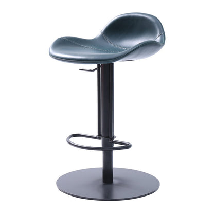 Leather Bar Stool Adjustable Backrest Swivel Counter Stool for Bristol