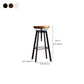 Industrial Dining Stools Adjustable Height Bar Stools with Footrest