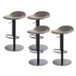 Leather Bar Stool Backless Counter Stool for Bristol with Swivel Black Gray 4 Piece Set Clearhalo 'Bar Furniture' 'Bar Stools' 'bar_stools' 'furn' 'furn_bar_stools' 'Furniture' 'Kitchen & Dining Furniture' 6580709