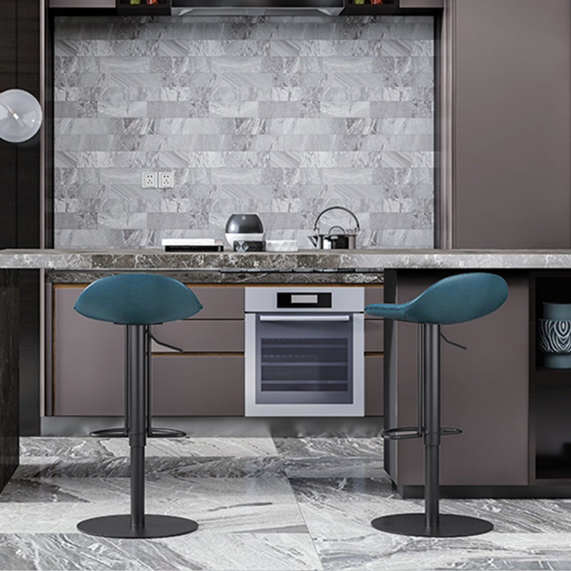 Leather Bar Stool Backless Counter Stool for Bristol with Swivel Clearhalo 'Bar Furniture' 'Bar Stools' 'bar_stools' 'furn' 'furn_bar_stools' 'Furniture' 'Kitchen & Dining Furniture' 6580710