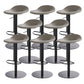 Leather Bar Stool Backless Counter Stool for Bristol with Swivel Black Gray 8 Piece Set Clearhalo 'Bar Furniture' 'Bar Stools' 'bar_stools' 'furn' 'furn_bar_stools' 'Furniture' 'Kitchen & Dining Furniture' 6580713