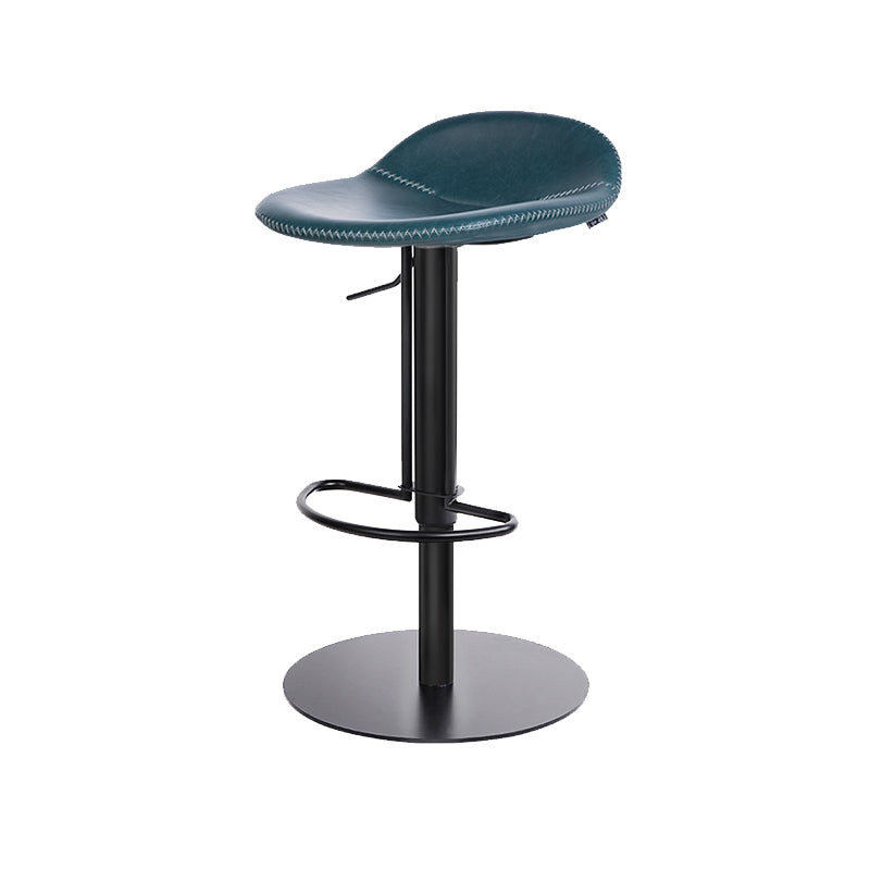 Leather Bar Stool Backless Counter Stool for Bristol with Swivel Clearhalo 'Bar Furniture' 'Bar Stools' 'bar_stools' 'furn' 'furn_bar_stools' 'Furniture' 'Kitchen & Dining Furniture' 6580714