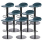 Leather Bar Stool Backless Counter Stool for Bristol with Swivel Black Blue 8 Piece Set Clearhalo 'Bar Furniture' 'Bar Stools' 'bar_stools' 'furn' 'furn_bar_stools' 'Furniture' 'Kitchen & Dining Furniture' 6580723