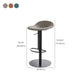 Leather Bar Stool Backless Counter Stool for Bristol with Swivel Clearhalo 'Bar Furniture' 'Bar Stools' 'bar_stools' 'furn' 'furn_bar_stools' 'Furniture' 'Kitchen & Dining Furniture' 6580749