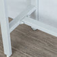Modern Bar Height Table Solid Wood Top Bistro Bar Table with White Base