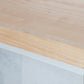 Modern Bar Height Table Solid Wood Top Bistro Bar Table with White Base