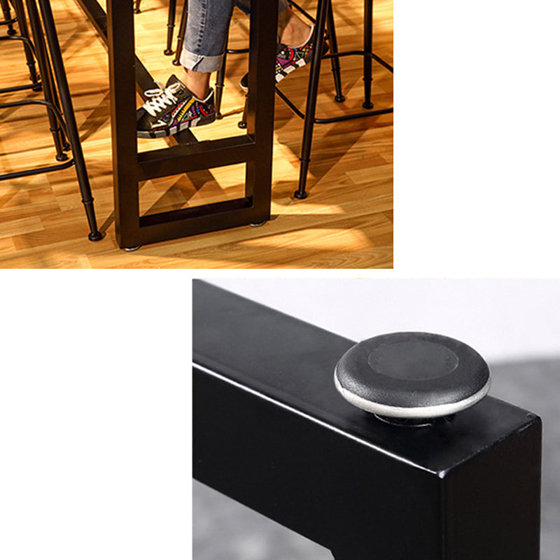 Modern Bar-Height Table Solid Wood Top Bistro Table for Patio Use Clearhalo 'Bar Furniture' 'Bar Tables' 'bar_tables' 'furn' 'furn_bar_tables' 'Furniture' 'Kitchen & Dining Furniture' 6581030