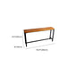 Industrial Style Bar Table Rectangle Solid Wood Pub Bar Table in Brown Clearhalo 'Bar Furniture' 'Bar Tables' 'bar_tables' 'furn' 'furn_bar_tables' 'Furniture' 'Kitchen & Dining Furniture' 6581088