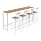 Rectangle Pub Height Dining Table Contemporary Bar Dining Table Clearhalo 'Bar Furniture' 'Bar Tables' 'bar_tables' 'furn' 'furn_bar_tables' 'Furniture' 'Kitchen & Dining Furniture' 6581131