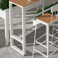 Rectangle Pub Height Dining Table Contemporary Bar Dining Table Clearhalo 'Bar Furniture' 'Bar Tables' 'bar_tables' 'furn' 'furn_bar_tables' 'Furniture' 'Kitchen & Dining Furniture' 6581133
