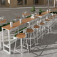 Rectangle Pub Height Dining Table Contemporary Bar Dining Table Clearhalo 'Bar Furniture' 'Bar Tables' 'bar_tables' 'furn' 'furn_bar_tables' 'Furniture' 'Kitchen & Dining Furniture' 6581135