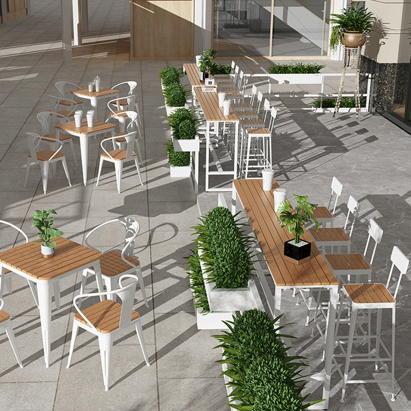 Rectangle Pub Height Dining Table Contemporary Bar Dining Table Clearhalo 'Bar Furniture' 'Bar Tables' 'bar_tables' 'furn' 'furn_bar_tables' 'Furniture' 'Kitchen & Dining Furniture' 6581136