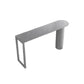 Sintered Stone Bistro Bar Table Double Pedestal Bar Table for Kitchen Grey Without Chairs Clearhalo 'Bar Furniture' 'Bar Tables' 'bar_tables' 'furn' 'furn_bar_tables' 'Furniture' 'Kitchen & Dining Furniture' 6581236
