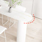 Sintered Stone Bistro Bar Table Double Pedestal Bar Table for Kitchen Clearhalo 'Bar Furniture' 'Bar Tables' 'bar_tables' 'furn' 'furn_bar_tables' 'Furniture' 'Kitchen & Dining Furniture' 6581239