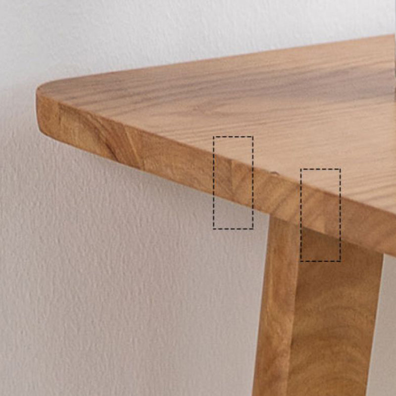 Moderner Bartisch aus massivem Holz, rechteckiger Bartisch für den Pausenraum