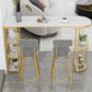 Modern Sintered Stone Bar Table Dining Table for Kitchen Use Clearhalo 'Bar Furniture' 'Bar Tables' 'bar_tables' 'furn' 'furn_bar_tables' 'Furniture' 'Kitchen & Dining Furniture' 6581470