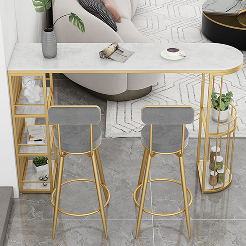 Modern Sintered Stone Bar Table Dining Table for Kitchen Use Clearhalo 'Bar Furniture' 'Bar Tables' 'bar_tables' 'furn' 'furn_bar_tables' 'Furniture' 'Kitchen & Dining Furniture' 6581470