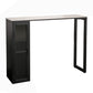 Modern Sintered Stone Bar Table Rectangle Dining Table with Storage Shelves Clearhalo 'Bar Furniture' 'Bar Tables' 'bar_tables' 'furn' 'furn_bar_tables' 'Furniture' 'Kitchen & Dining Furniture' 6581484