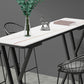 Modern Style Bistro Bar Table Rectangle Stone Top Bar Table for Dining Room Clearhalo 'Bar Furniture' 'Bar Tables' 'bar_tables' 'furn' 'furn_bar_tables' 'Furniture' 'Kitchen & Dining Furniture' 6581538