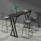 Modern Style Bistro Bar Table Rectangle Stone Top Bar Table for Dining Room Clearhalo 'Bar Furniture' 'Bar Tables' 'bar_tables' 'furn' 'furn_bar_tables' 'Furniture' 'Kitchen & Dining Furniture' 6581540