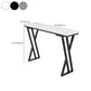 Modern Style Bistro Bar Table Rectangle Stone Top Bar Table for Dining Room Clearhalo 'Bar Furniture' 'Bar Tables' 'bar_tables' 'furn' 'furn_bar_tables' 'Furniture' 'Kitchen & Dining Furniture' 6581544