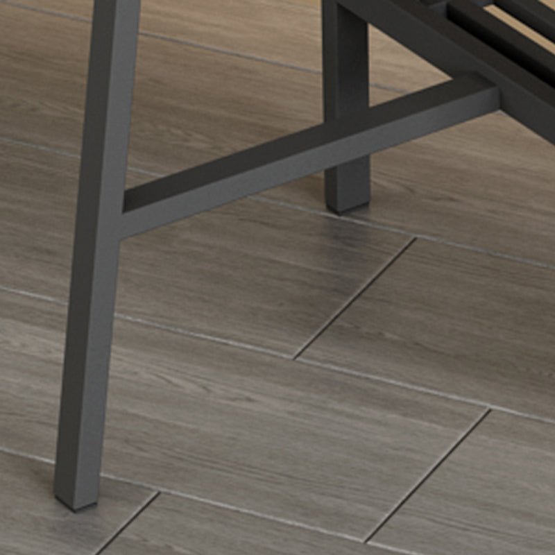 Taburete de contaminación sin espalda sin brazo industrial taburete de barra de hierro con pedal para bar