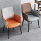 Faux Leather Upholstered Chair Contemporary Kitchen Dining Arm Chair Clearhalo 'Dining Chairs' 'Dining Tables & Seating' 'dining_chair' 'furn' 'furn_dining_chair' 'Furniture' 'Kitchen & Dining Furniture' 6581596