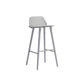 Indoor Oak Solid Wood Bar Stool Modern Armless Low Back Stool