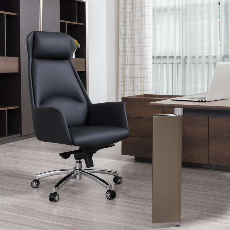Moderne Ledermanager Stuhl ein verstellbarer lumbaler Support Executive Chair für Office