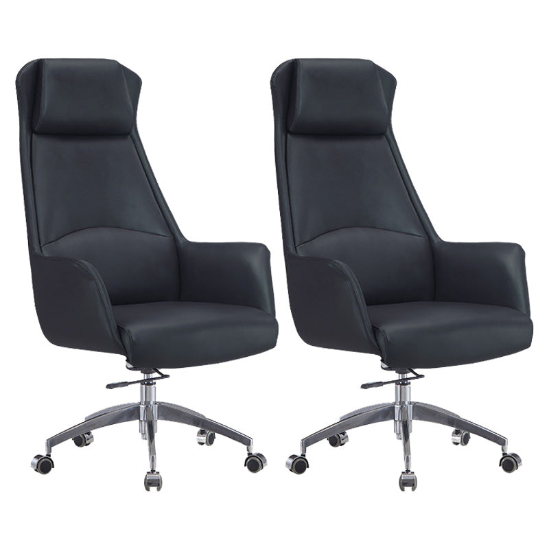 Moderne Ledermanager Stuhl ein verstellbarer lumbaler Support Executive Chair für Office