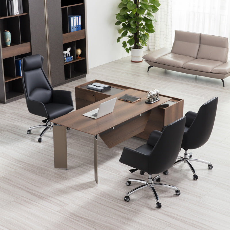 Moderne Ledermanager Stuhl ein verstellbarer lumbaler Support Executive Chair für Office
