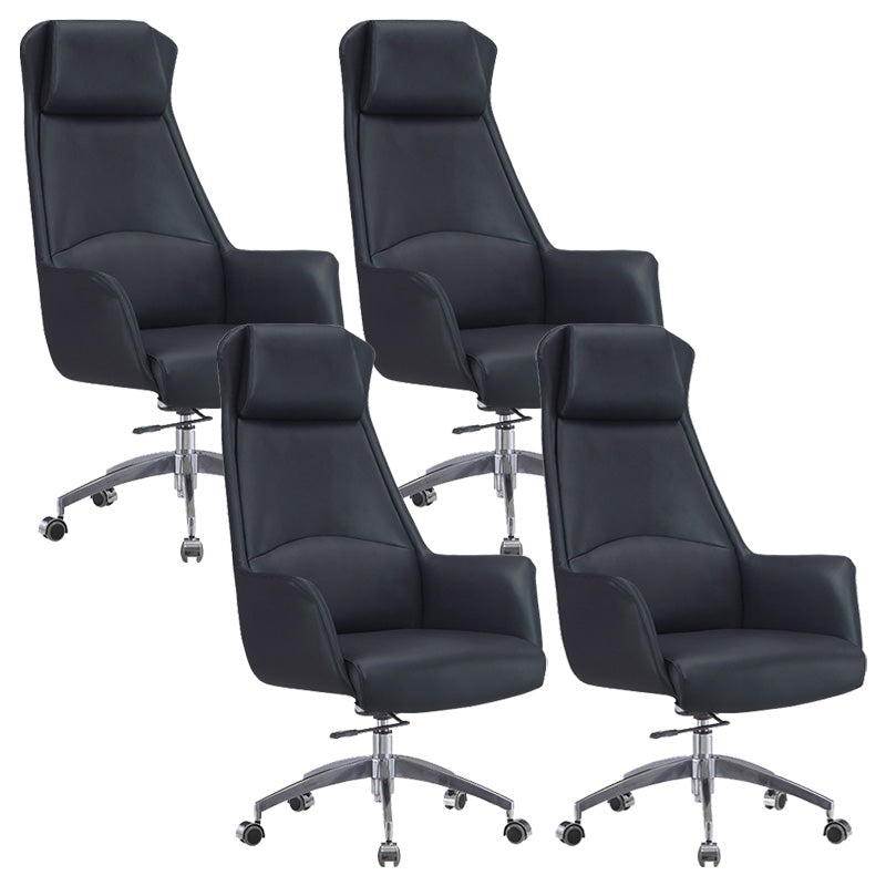 Moderne Ledermanager Stuhl ein verstellbarer lumbaler Support Executive Chair für Office