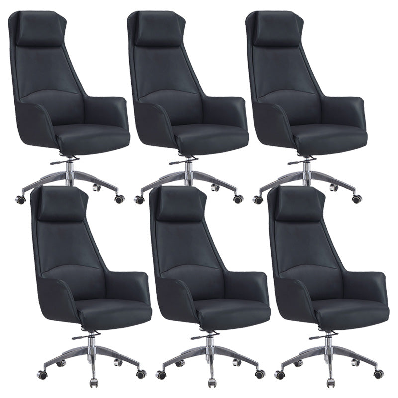 Moderne Ledermanager Stuhl ein verstellbarer lumbaler Support Executive Chair für Office