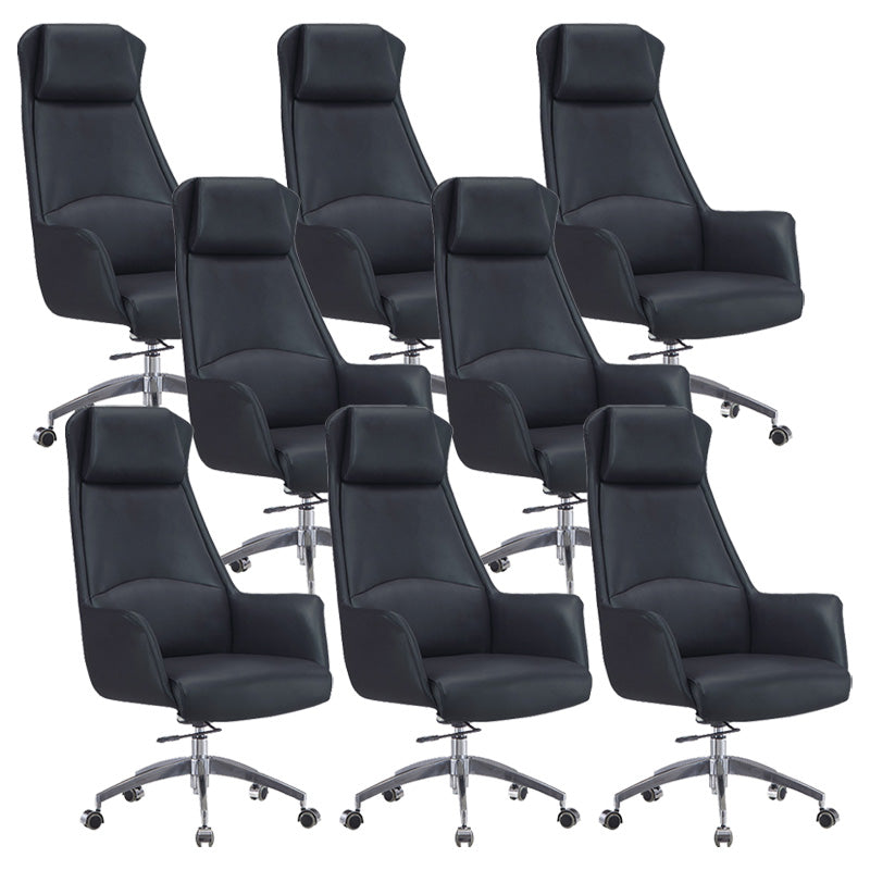 Moderne Ledermanager Stuhl ein verstellbarer lumbaler Support Executive Chair für Office