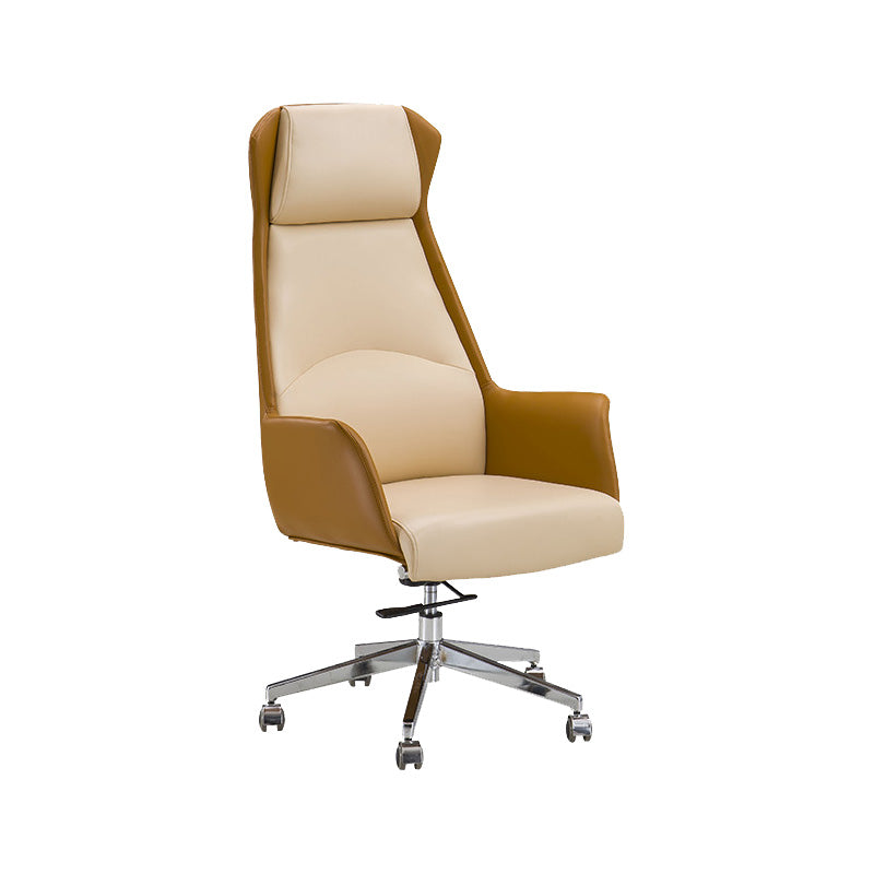 Moderne Ledermanager Stuhl ein verstellbarer lumbaler Support Executive Chair für Office