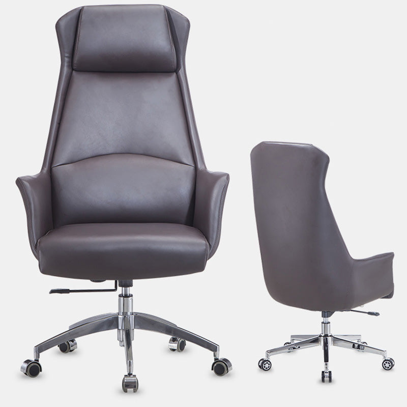 Moderne Ledermanager Stuhl ein verstellbarer lumbaler Support Executive Chair für Office